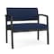 Lesro Lenox Steel Bariatric Chair Metal Frame, Black, MD Ink Upholstery LS1401 - alternate 1